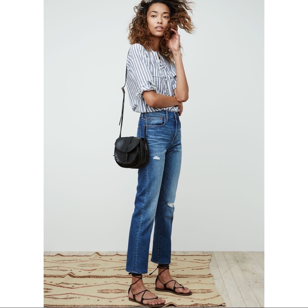 SOLDMadewell Cruiser High Rise Straight Crop Jeans - Picture 1 of 8